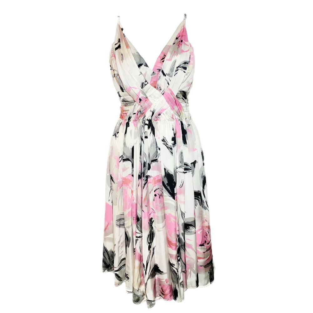 Women's Formal Floral Dress - Knee Length